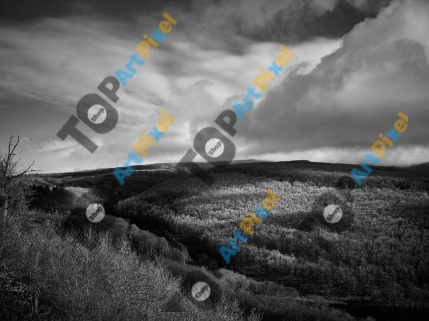 Shadowy hill