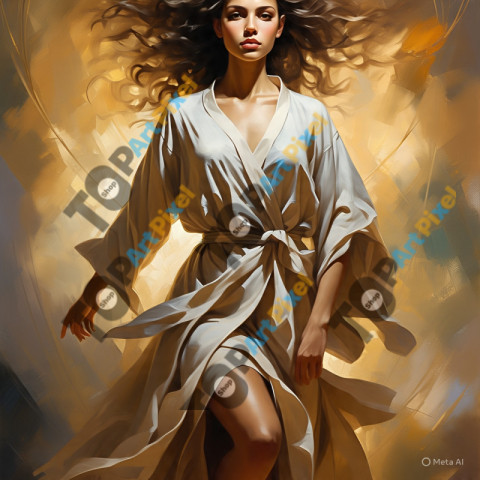 Walking girl Arts