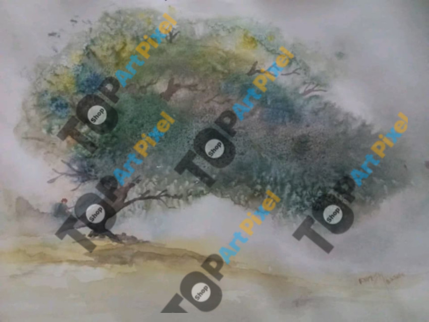 waterclolour tree