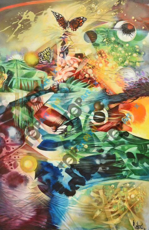 A rush of wind trough the leaves